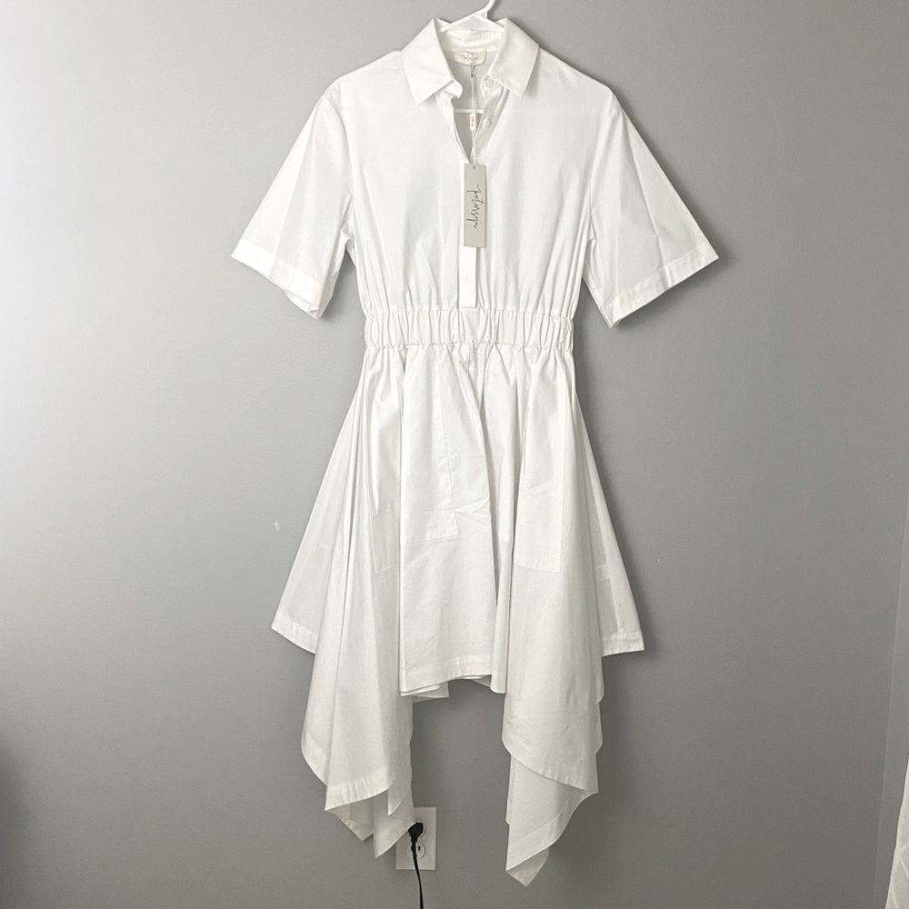 Petersyn Women’s White Shirt Dress Size M